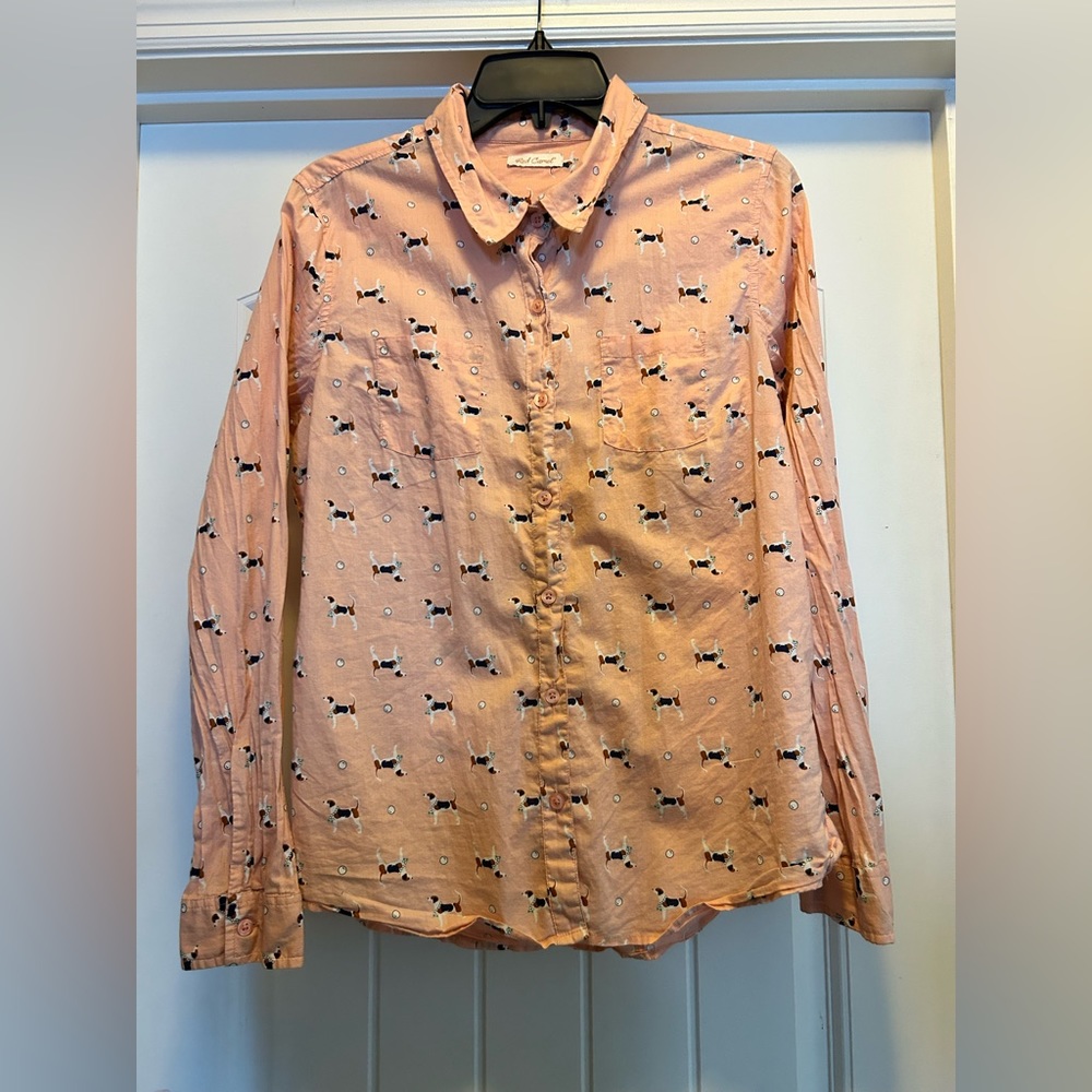 Button up dog long sleeve